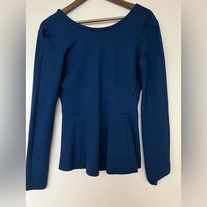 Wilfred Blue Peplum Top